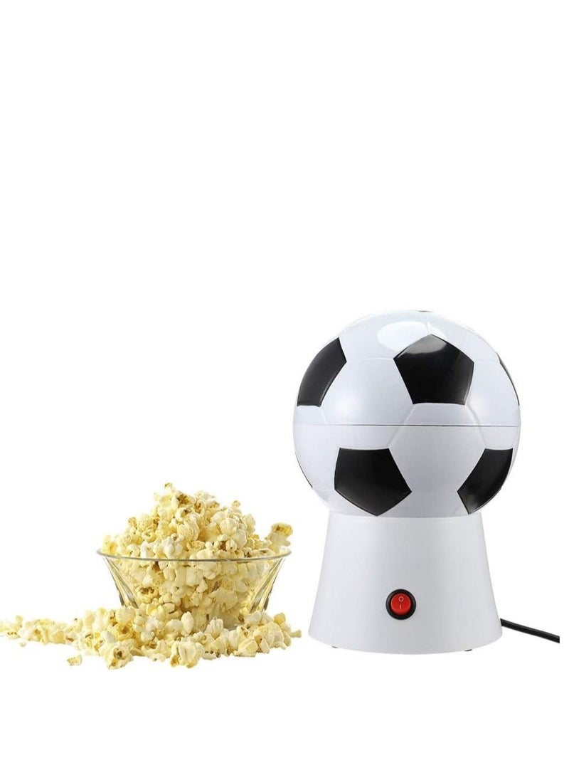 JAJEEK Hot Air Popcorn Football Maker with Removable Lid, Electric Popper, Quick Hot Air Jump, 14 Cups Capacity – Perfect for Home Kitchen, Family Movie Nights & Snacks - Image 1