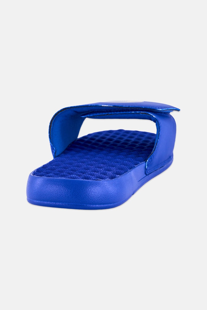 ISlide Men Golden State Warriors Primary Slip On Slides, Blue - Image 3