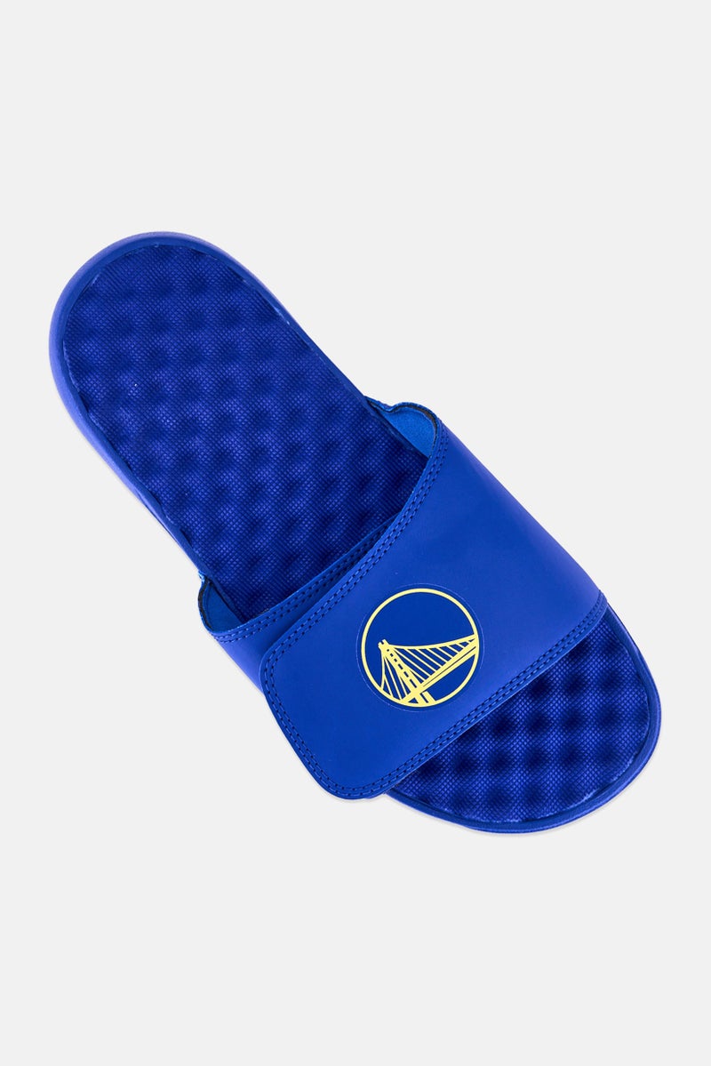 ISlide Men Golden State Warriors Primary Slip On Slides, Blue - Image 4