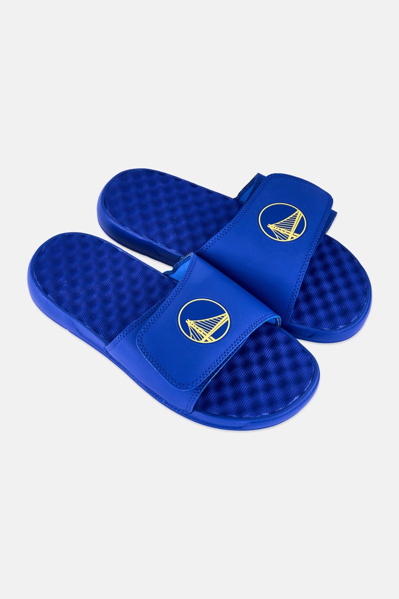 ISlide Men Golden State Warriors Primary Slip On Slides, Blue - Image 2