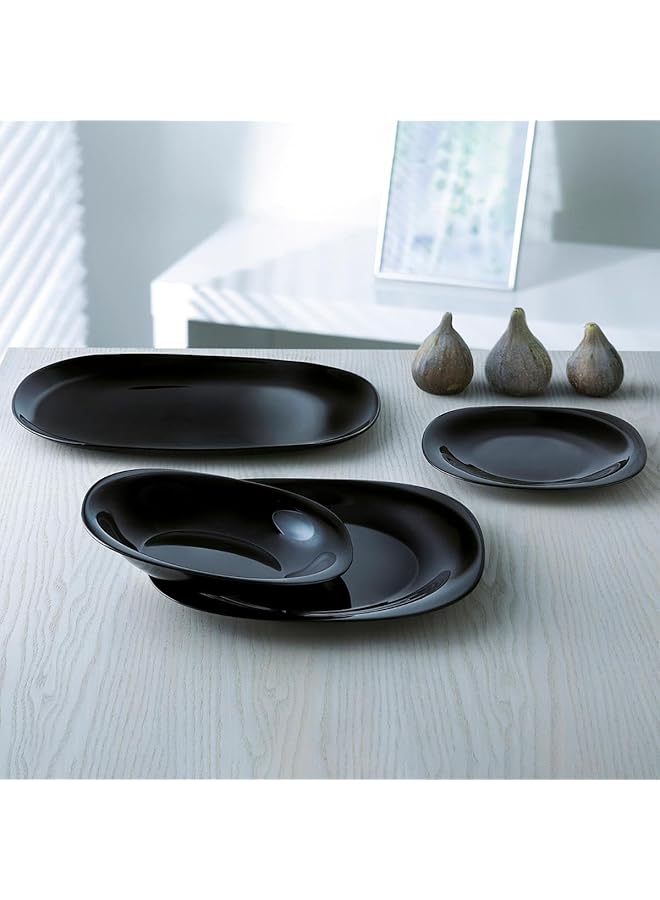 Luminarc Carine Dinner Plate,6Pc Set Black Made In France - Image 2