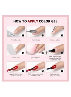 Remy Belle Gel Nail Polish 11 ml Long Lasting Chip Resistant Requires Drying Under UV LED Lamp (Latte)  - Image 3