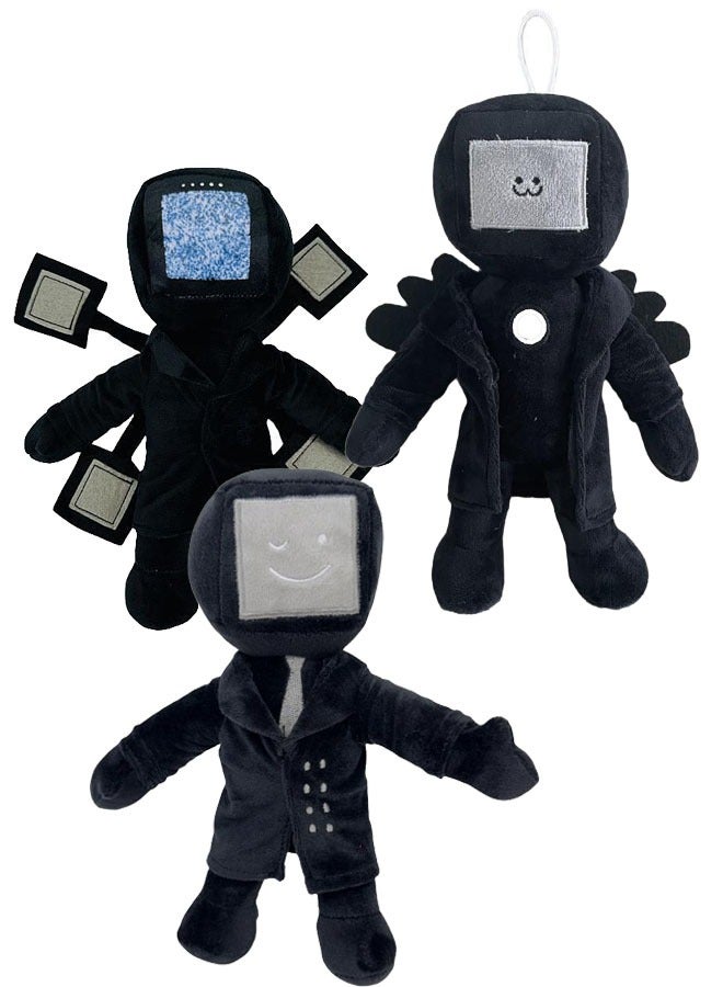 general Skibidi Toilet Flush - TitanTV Man Plush Toy (3pcs) - Image 1