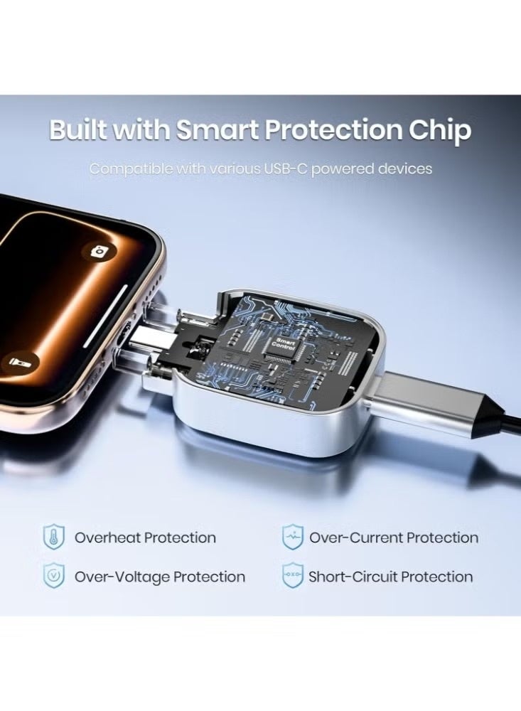 X01 Type-C 140W Auto-Disconnect Smart Charging Adapter with LED Indicator - Image 4