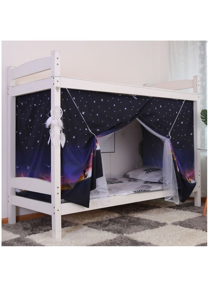 Bluejw ستارة من مزيج القطن بتصميم الأضواء الشمالية - Image 1