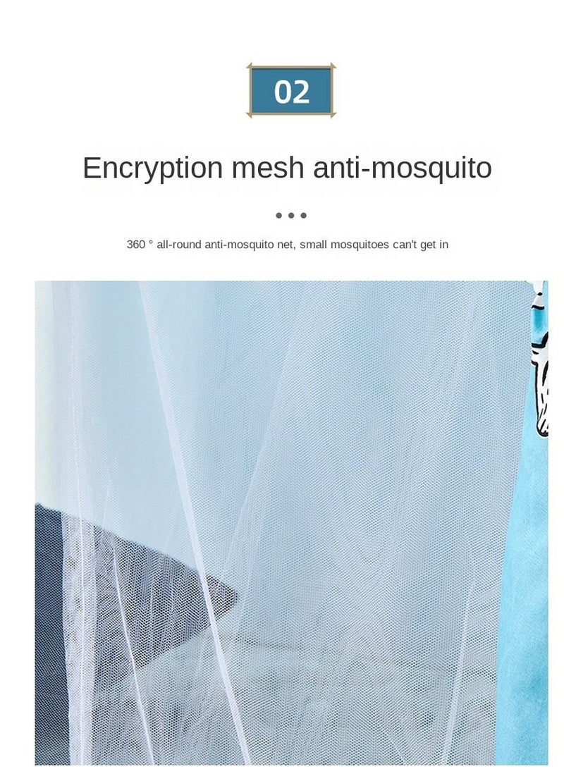 Bluejw ستارة من مزيج القطن بتصميم الأضواء الشمالية - Image 3