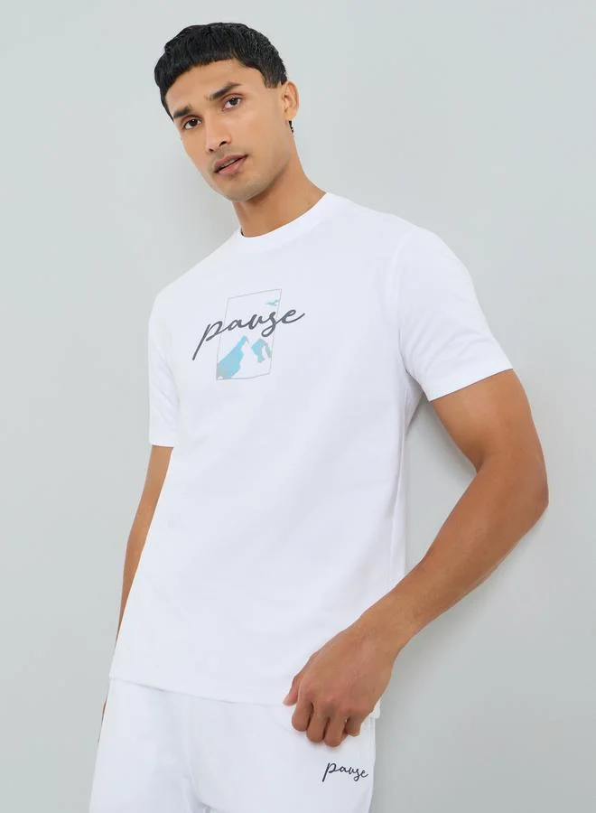 Styli Men Relaxed Fit T-Shirt and Joggers Co-Ords