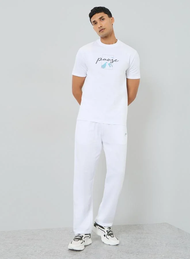 Styli Men Relaxed Fit T-Shirt and Joggers Co-Ords