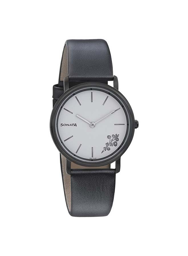 سوناتا ساعة يد أنالوج بسوار جلد سوناتا  -  ملم - Image 1