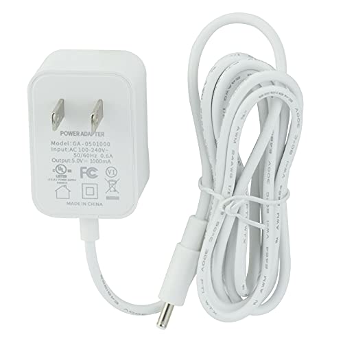LEFXMOPHY Power Cord Replacement for Hatch Baby Rest Sound Machine Night Light, Barrel Style 5V 1A White AC Supply Adapter Cable 5ft - Image 3