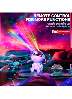XIPH Astronaut Galaxy Star Projector with 8 Modes – Starry Night Light & Nebula Ceiling Lamp, 360° Adjustable with Remote, Perfect for Kids & Adults Bedroom Aesthetic Decore  - Image 3