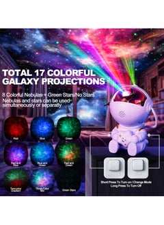 XIPH Astronaut Galaxy Star Projector with 8 Modes – Starry Night Light & Nebula Ceiling Lamp, 360° Adjustable with Remote, Perfect for Kids & Adults Bedroom Aesthetic Decore  - Image 2