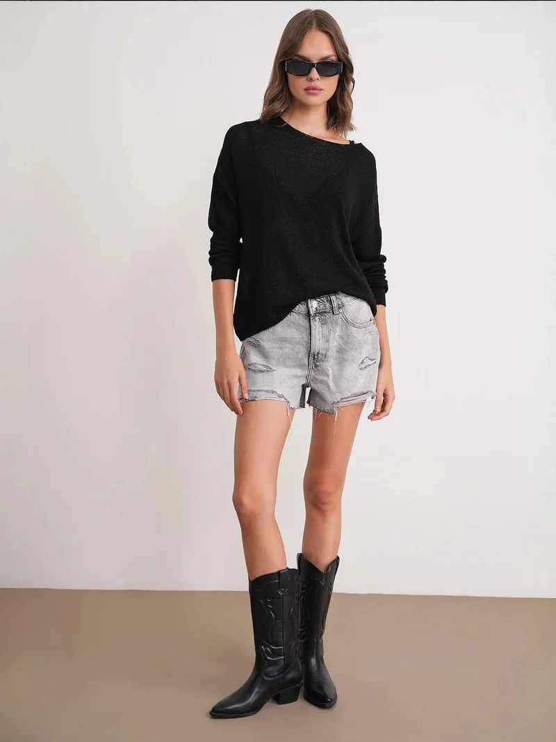 MixRay Mixray Oversize Knit Sweater