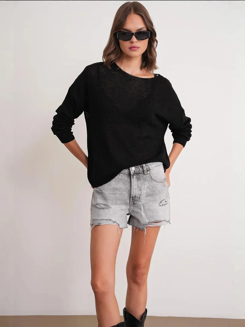 MixRay Mixray Oversize Knit Sweater