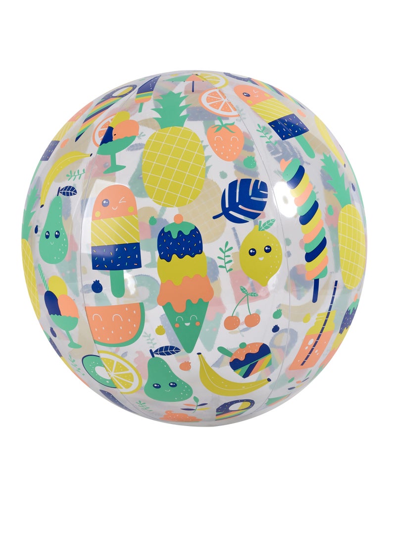 EUREKA KIDS Eurekakids Inflatable Ball Sports Outdoor Beach Toy | Perfect for Beach, Pool and Travel | For 18M+  - Image 1