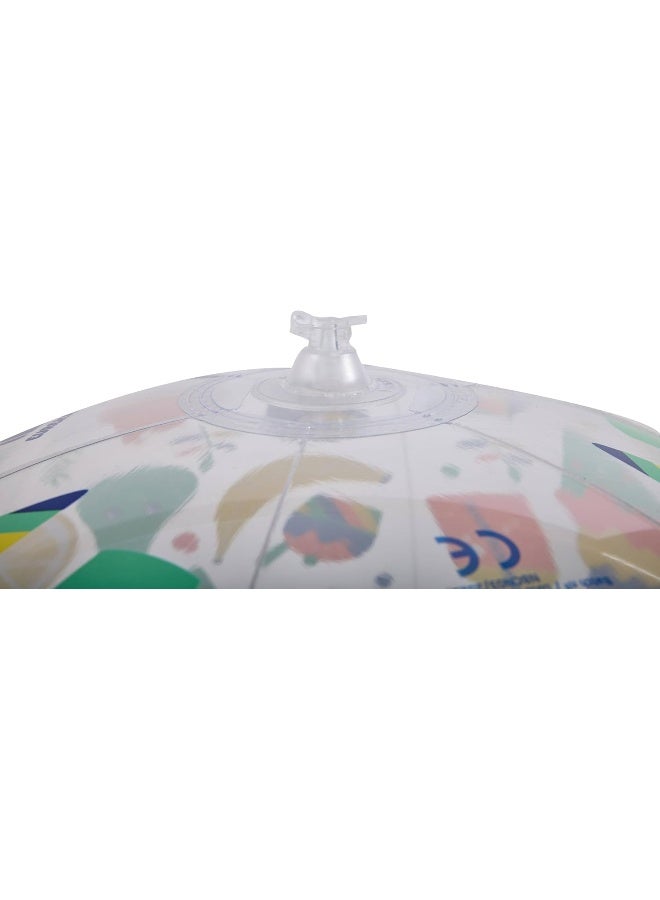 EUREKA KIDS كرة قابلة للنفخ للألعاب الرياضية في الهواء الطلق | مثالية للشاطئ، المسبح والسفر | للأطفال من 18 شهرًا فما فوق - Image 5