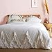 Flber FLBER Boho Duvet Cover, Tassel Bedding, Tufted Fringed Design, 100% Cotton, Queen - Image 2