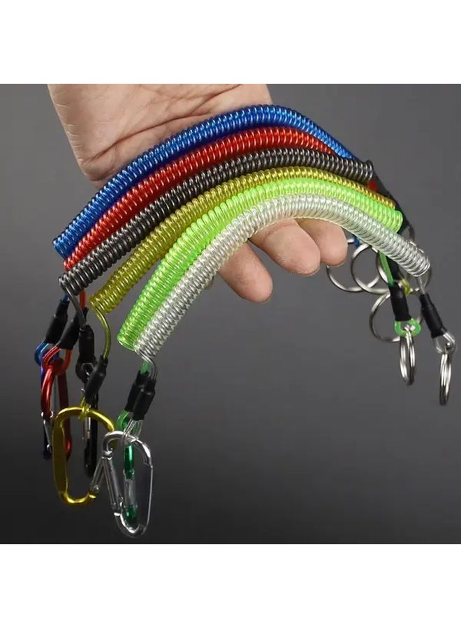 6 قطع من مجموعة حبل الصيد المصنوع من الفولاذ المقاوم للصدأ مع منظف الكابل القابل للسحب وملحقات المشبك للصيادين - Image 5