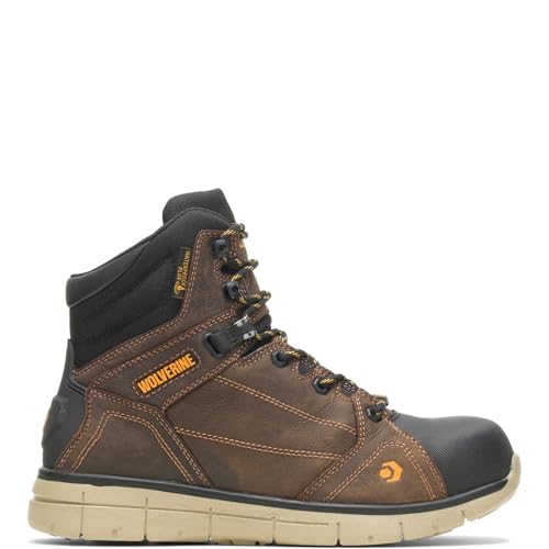 Wolverine Men's Rigger WPF Composite-Toe Mid Wedge Boot, Summer Brown, 10 M US - Image 1
