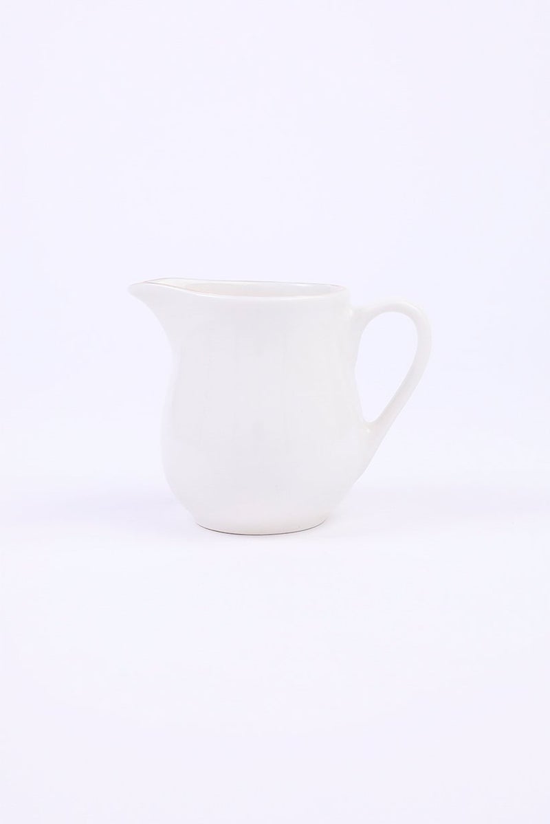 Muy Mucho Gold Edged Milk Jug 250 ml, White  - Image 1
