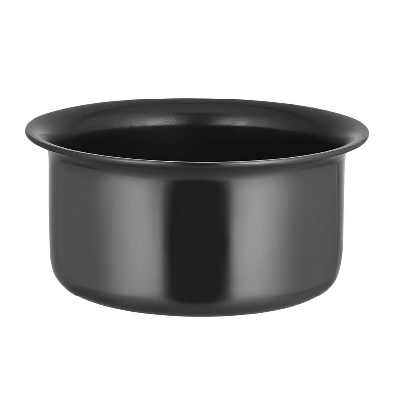 LAZYwindow وعاء أنوديزد صلب مع مقبض معزول - 3 لتر. (أسود) | قاعدة تحريض ودائم | سطح غذائي غير سام وغير ملون - Image 1