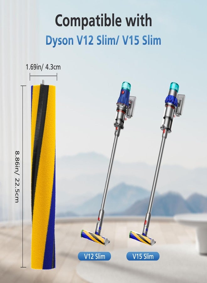 isinlive استبدال أسطوانة الفرشاة متوافق مع مكنسة دايسون V12 V15 ديتكت سليم المحمولة، رقم الجزء 971634-01 - Image 2