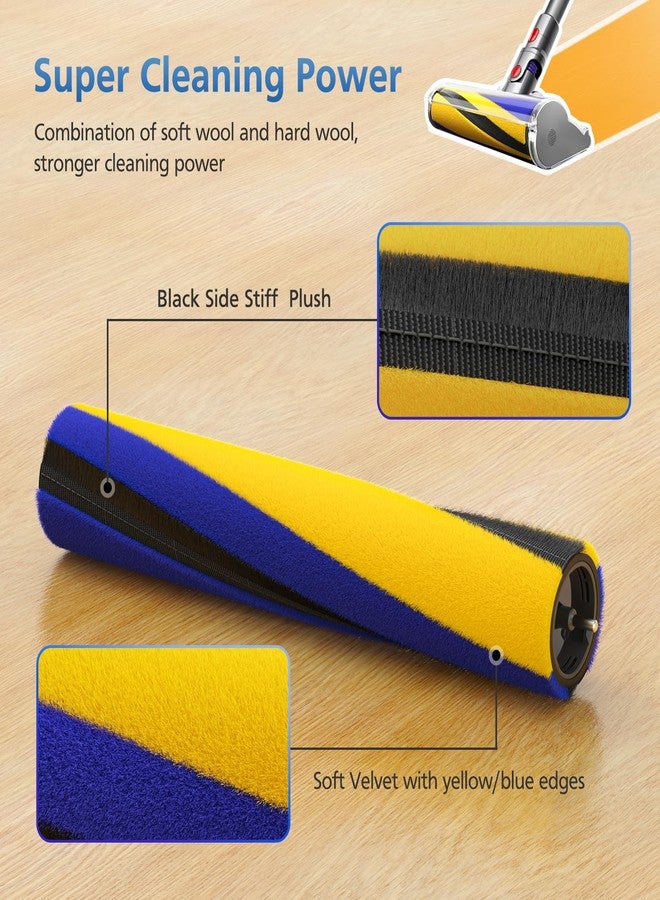 isinlive استبدال أسطوانة الفرشاة متوافق مع مكنسة دايسون V12 V15 ديتكت سليم المحمولة، رقم الجزء 971634-01 - Image 3