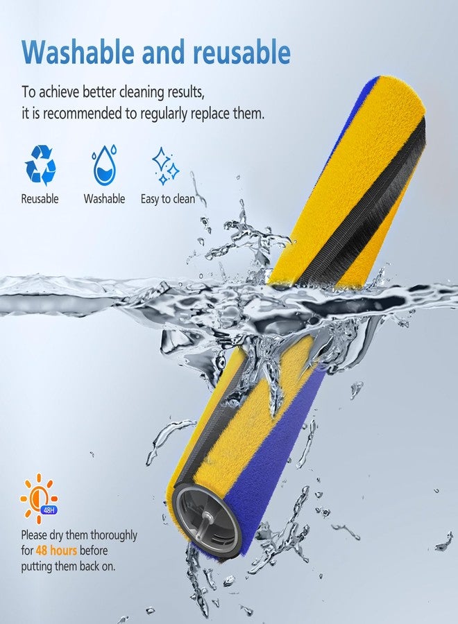 isinlive استبدال أسطوانة الفرشاة متوافق مع مكنسة دايسون V12 V15 ديتكت سليم المحمولة، رقم الجزء 971634-01 - Image 5