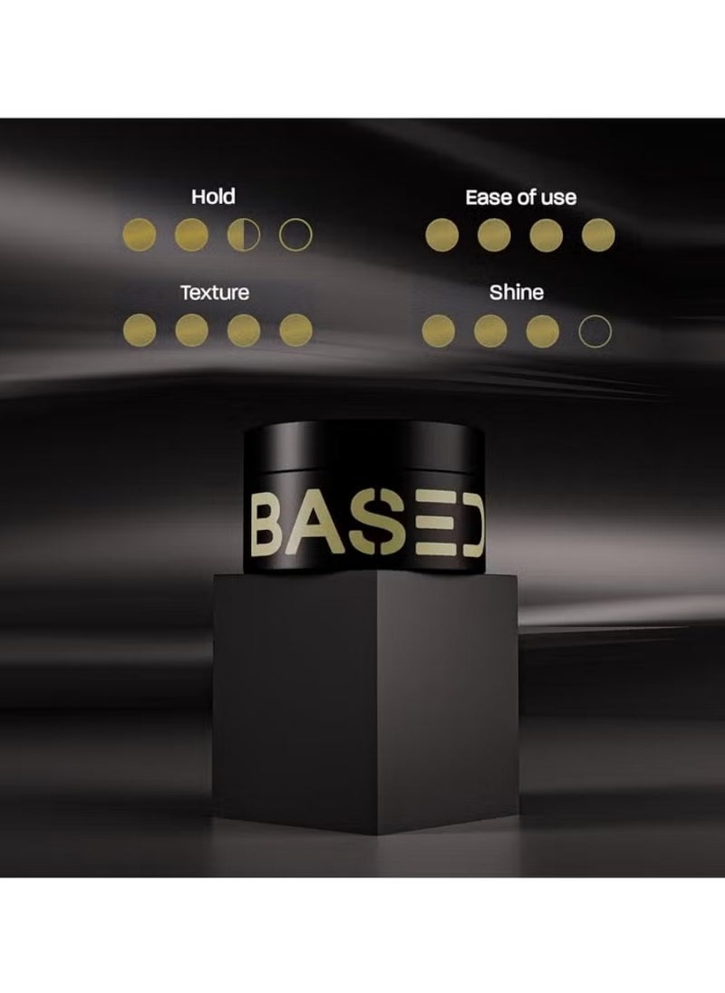Men's Premium Pomade – Medium Hold & Natural Shine – Fragrance-Enriched Formula for All Hair Types – Hydrating & Nourishing Styling