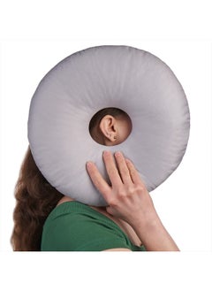 Piercing Pillow | Ear Piercing Pillow for Side Sleepers | Relieves Ear Pain | Adjustable Filling | Donut Pillow for Ear | Reduces Ear Pressure | Pillow with Ear Hole | CNH Ear Pillow | Earring Pillow