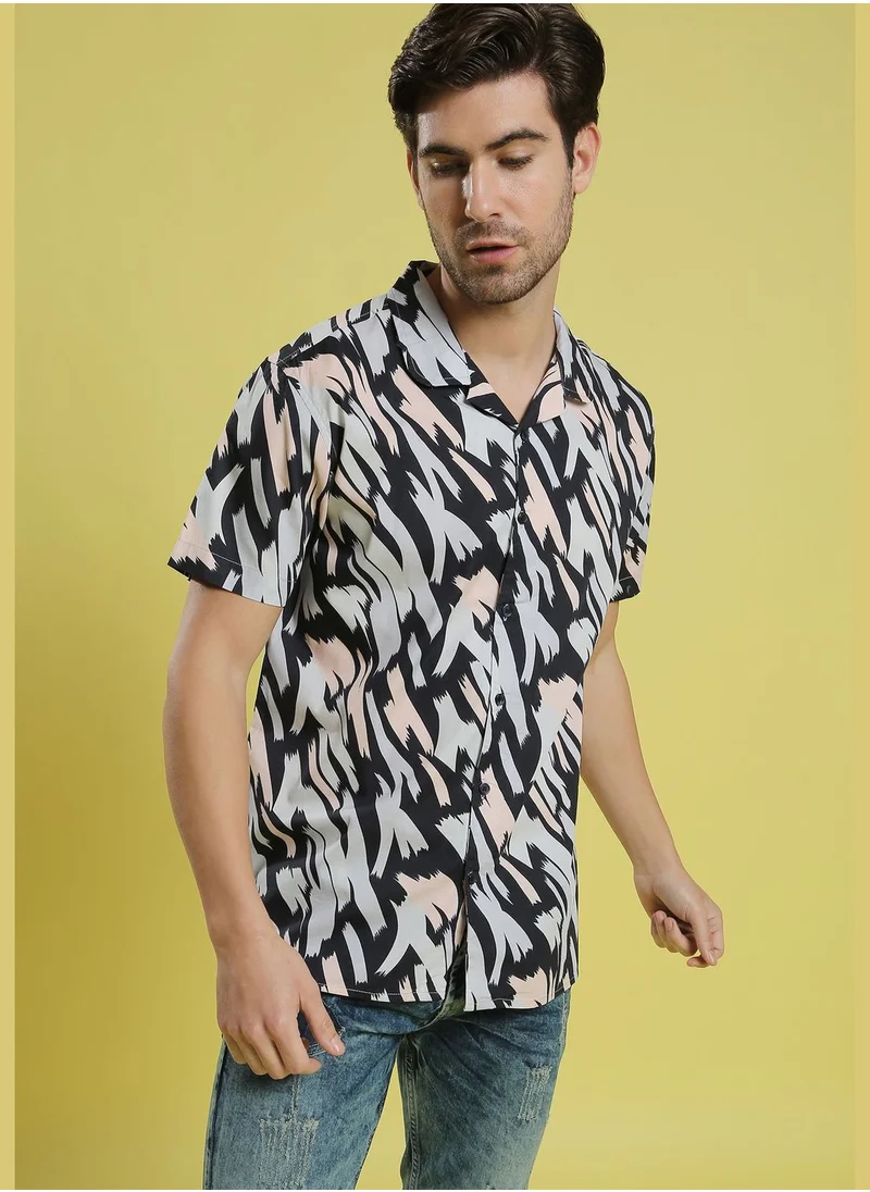 Campus Sutra Printed Shirt