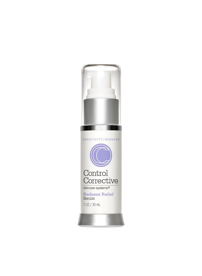 CONTROL CORRECTIVE SKIN CARE SYSTEMS CONTROL CORRECTIVE Redness Relief Serum 1 Oz  Botanical Extracts  Skin Balancing Vitamins Calms Hydrates  Strengthens Sensitive Skin No Parabens Or Synthetic Dyes Japanese Green Tea Soothing 
