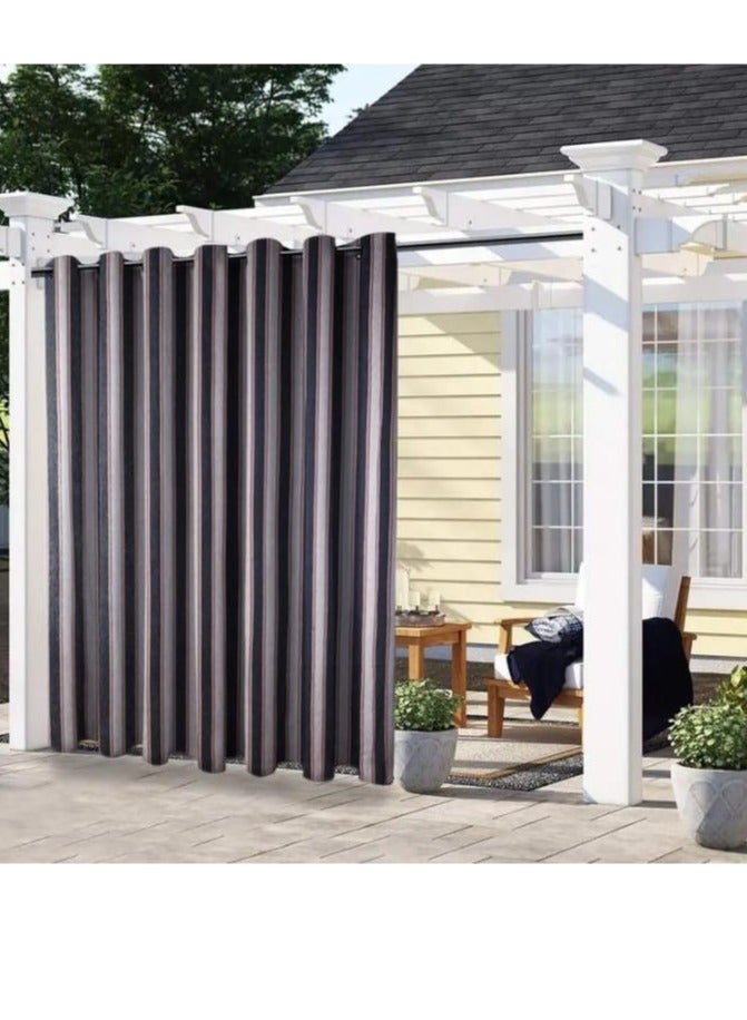 Balcony curtain cloth with loops, 240x130 cm, approx. 950g  - Image 1