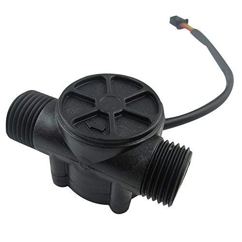 DIGITEN G1/2" Water Flow Sensor, Hall Effect Sensor Flow Meter Flowmeter Counter 1-30L/min - Arduino, Raspberry Pi, and Reverse Osmosis Filter Compatible - Image 2