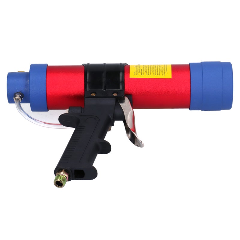 Pneumatic Glass Glue Gun Air Caulking Straight Adjustable Aluminum Power Tools Q3‑310ML - Image 1