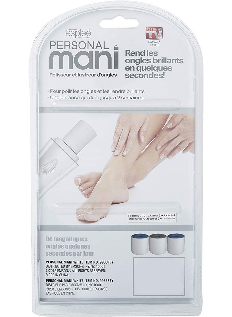 Emson إسبلي مانى شينر وبافر للأظافر الشخصية سهل للاستخدام للمناكير والباديكير المحترف - Image 5