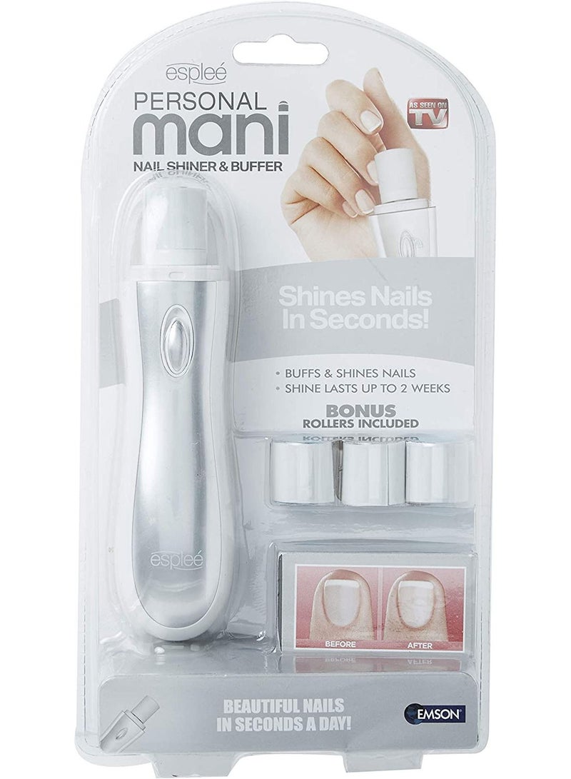 Emson إسبلي مانى شينر وبافر للأظافر الشخصية سهل للاستخدام للمناكير والباديكير المحترف - Image 4