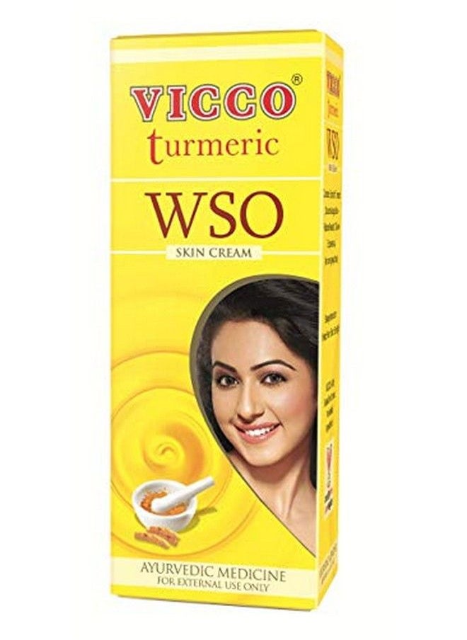 VICCO Turmeric Wso Skin Cream For Healthy And Clear Skin Suitable For All Skin Types 100% Natural 60 Gm (Pack Of 3)  - Image 4