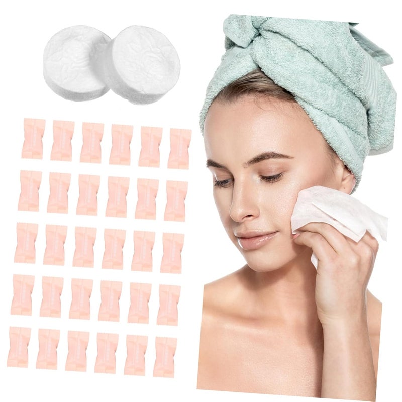 Compressed Face Towels 100pcs Disposable Mini Towel Tablets For Travel Camping - Image 1
