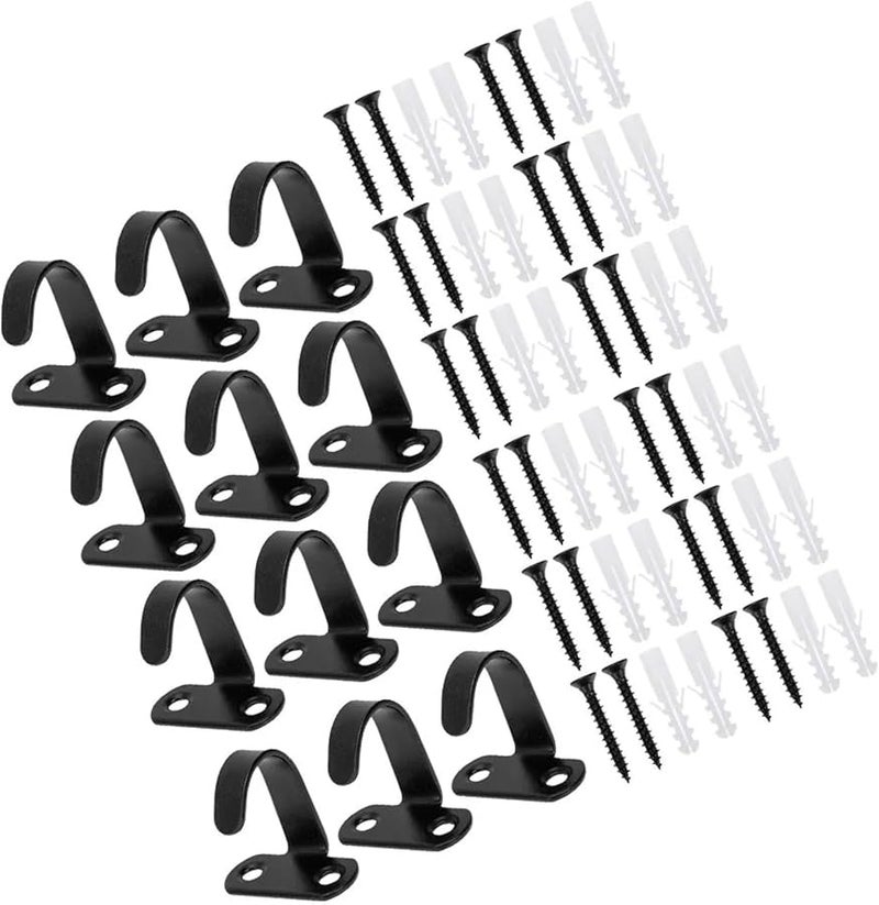 36Pcs Stainless Steel Under Cabinet Hooks Heavy Duty For Kitchen Closet Wall - Image 4