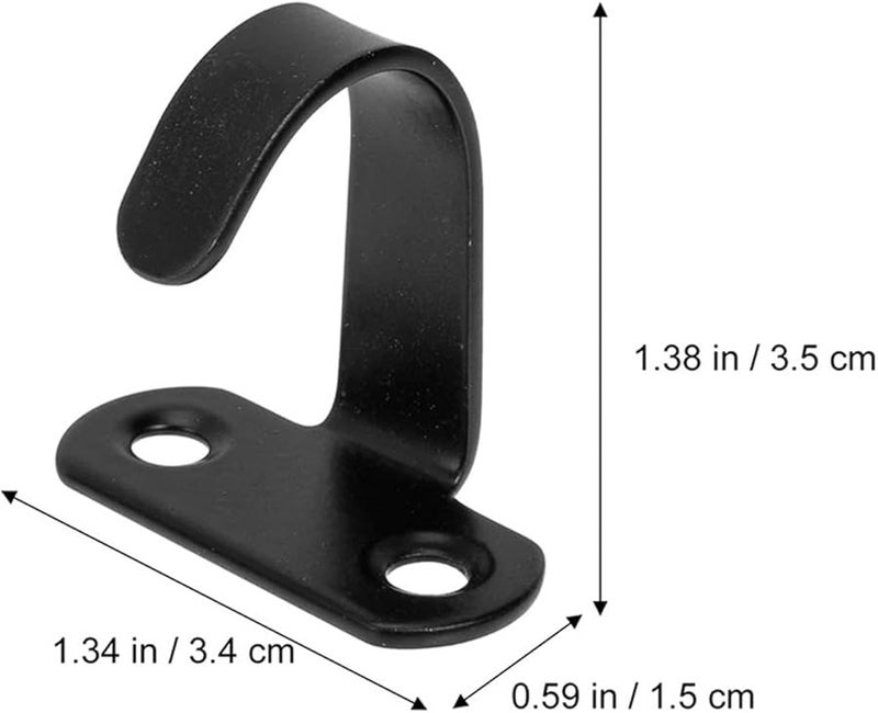 36Pcs Stainless Steel Under Cabinet Hooks Heavy Duty For Kitchen Closet Wall - Image 3