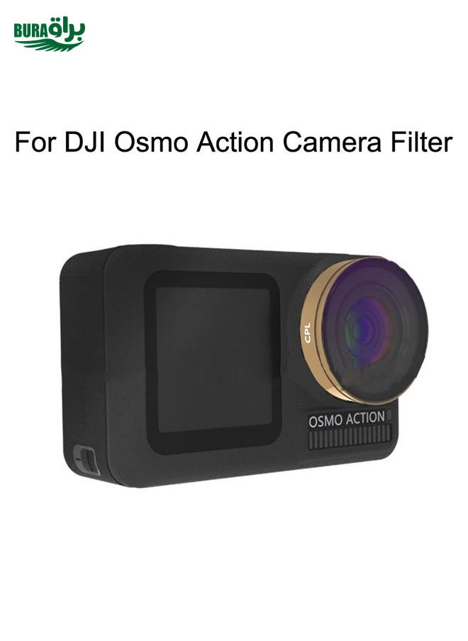 BURAQ JSR For DJI Osmo Action Motion Camera Filter, Style: LG-Yellow  - Image 5