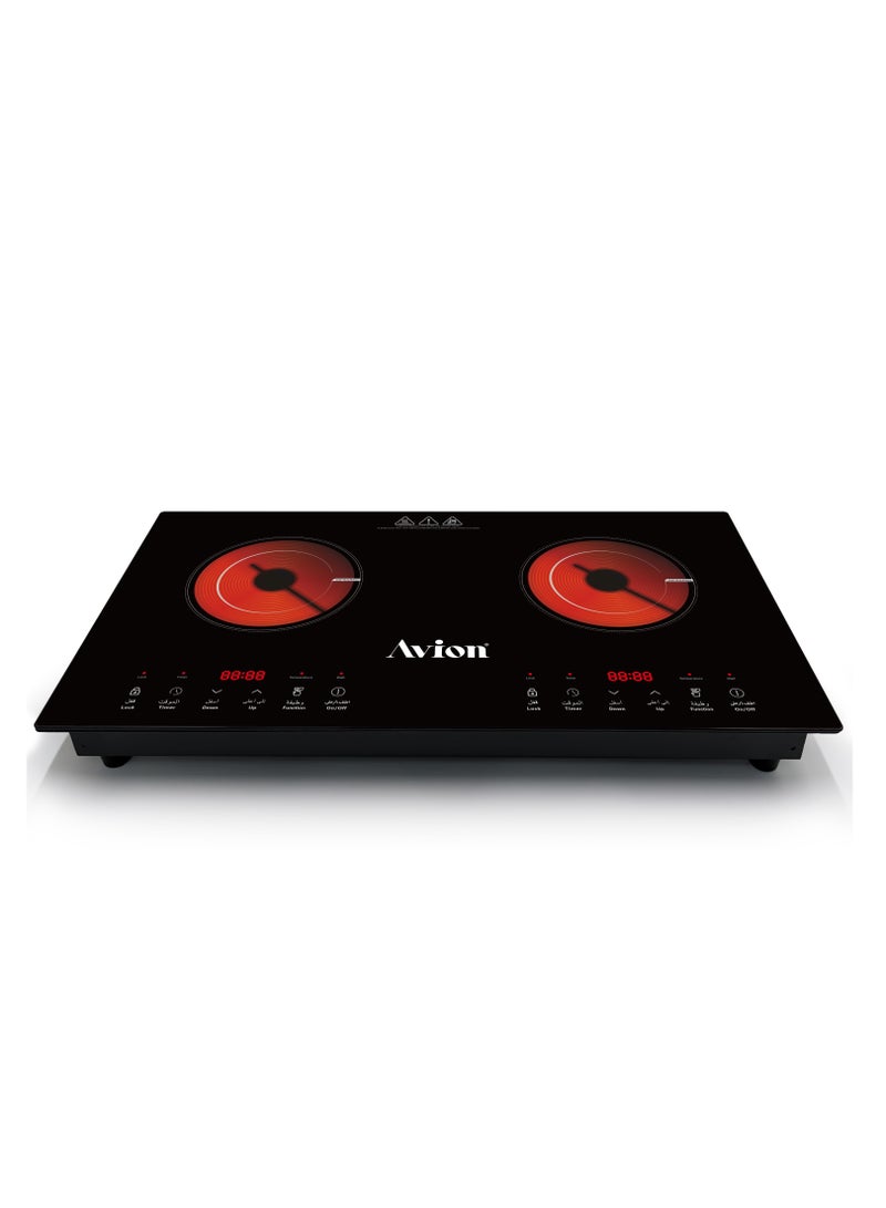 Avion Avion Double Burner Infrared Cooker (AIC200F) 2 Year Warranty,2800W,10 Power temperature level - Image 1