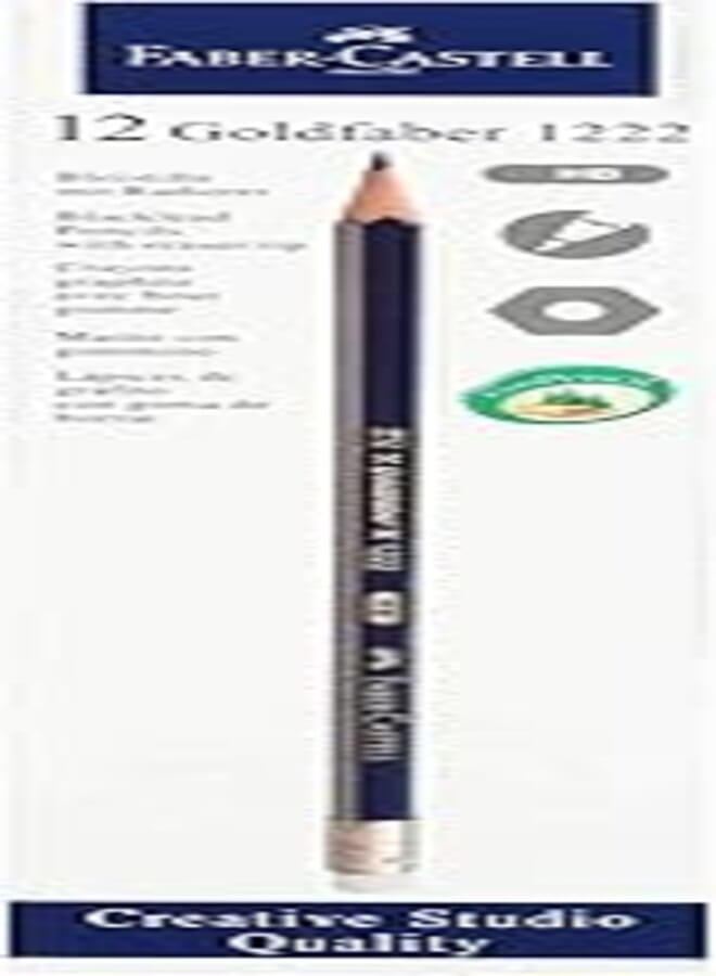 FaBER-CaSTELL Goldfaber Graphite Pencil, Pack of 12 - HB 1222