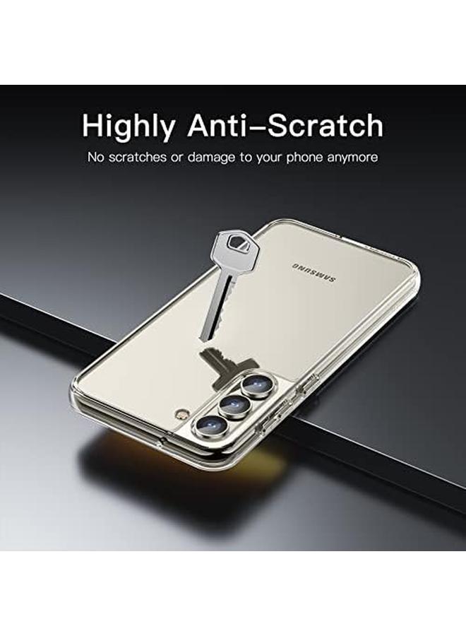 Jetech Case For Samsung Galaxy S23 5G 6.1 Inch Non Yellowing Shockproof Bumper Protective Phone Cover Anti Scratch Hard Pc Back Clear - Image 2