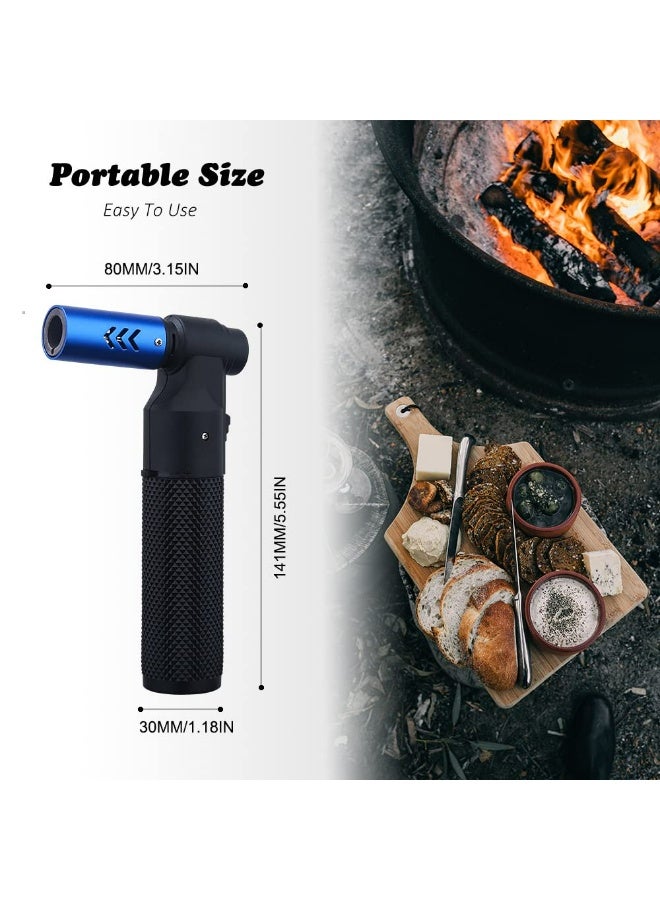 فوك اللوميَّات القابلة لإعادة ملء الغاز البوتان – لاستخدامها مع الشموع والمشواة والشواء والتخييم (لا يحتوي على غاز) - Image 2