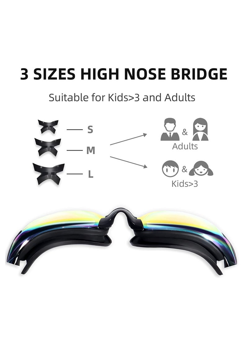 كاست ويف عبوة من 2 نظارات سباحة للأطفال والبالغين من الرجال والنساء - Image 5