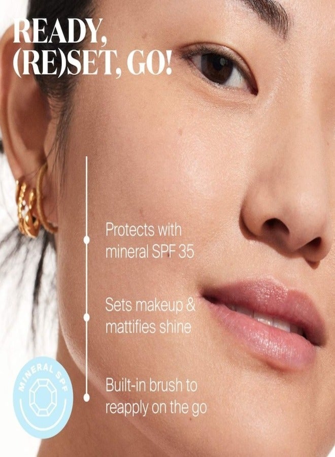 Supergoop! (Re)setting 100% Mineral Sunscreen Powder SPF 30 (4.25g) – Mattifying, Translucent Loose Powder for On-the-Go Broad-Spectrum UV Protection and Shine Control - Image 3