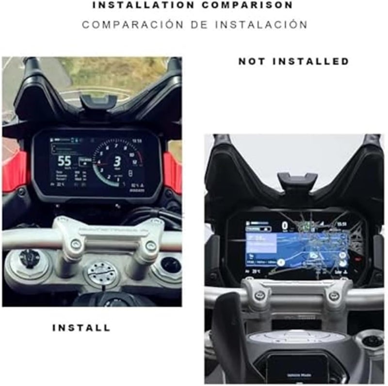 Wivplex Motorcycle Screen Protector for Multistrada V4 - Image 2