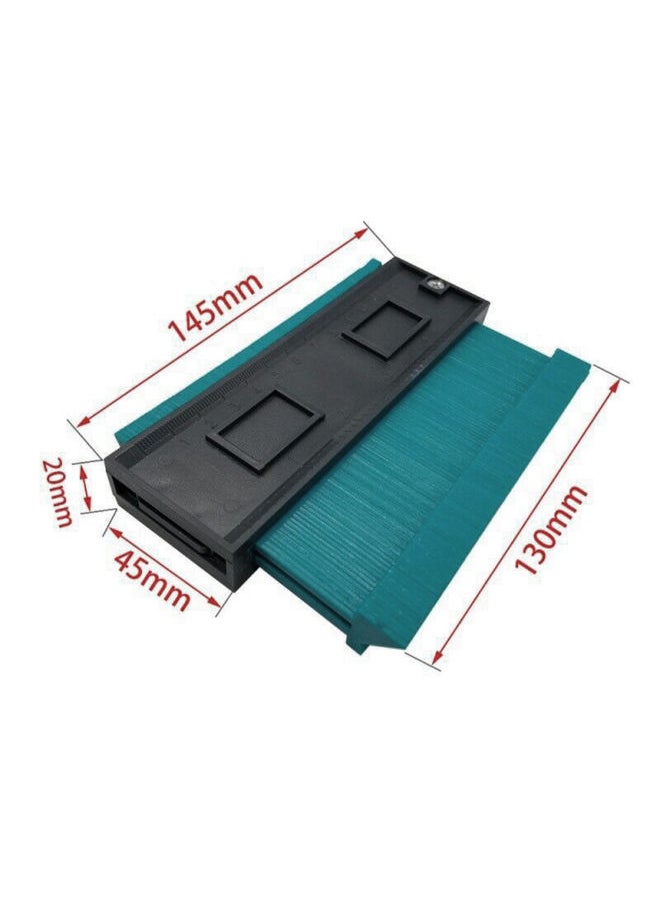 NIBEMINENT - Precisely Measure Irregular Shapes Contour Gauge Green 15 x 2 10cm - Image 1